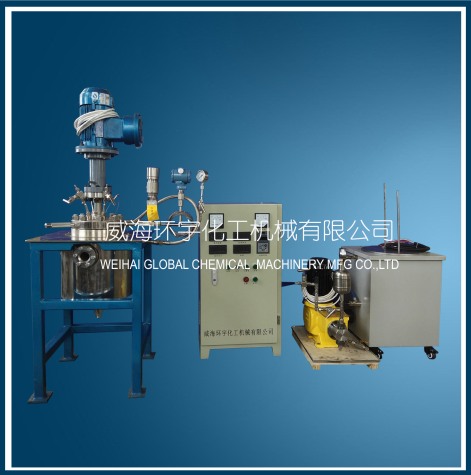 上海2L反應釜帶視鏡恒溫槽計量泵