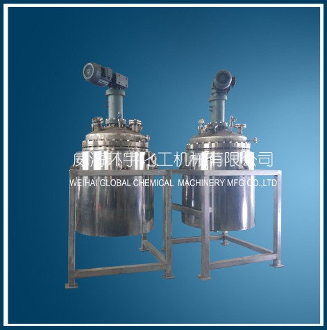 上海750L不銹鋼反應(yīng)釜帶臥式電機